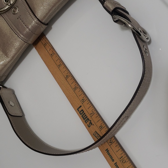 Coach Vintage Soho Elegant Metallic Leather Shoulder Bag - Picture 11 of 12